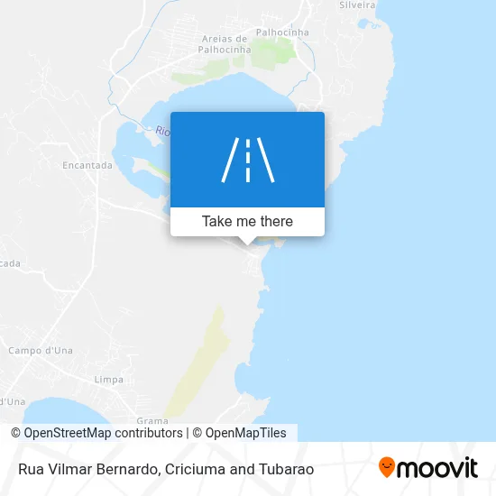 Rua Vilmar Bernardo map