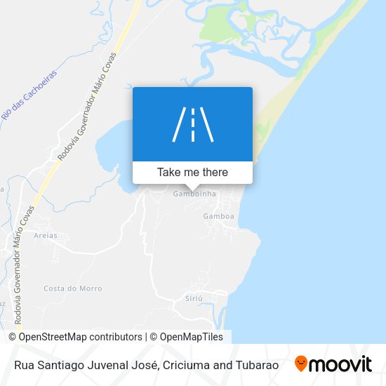 Rua Santiago Juvenal José map