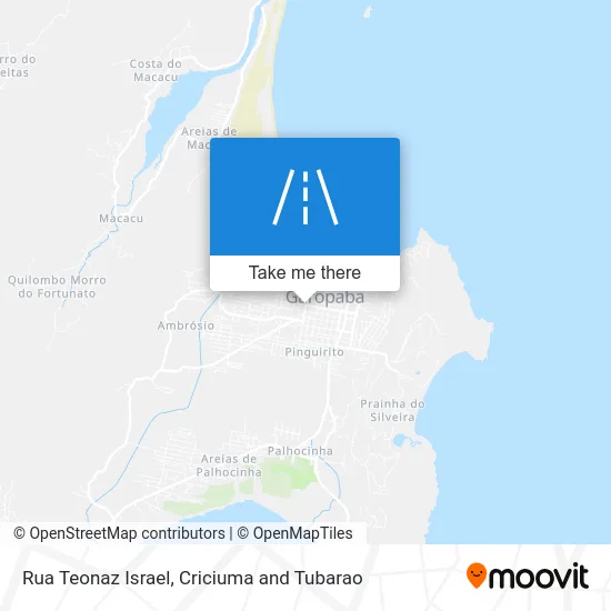 Rua Teonaz Israel map