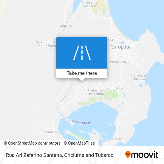 Rua Ari Zeferino Santana map