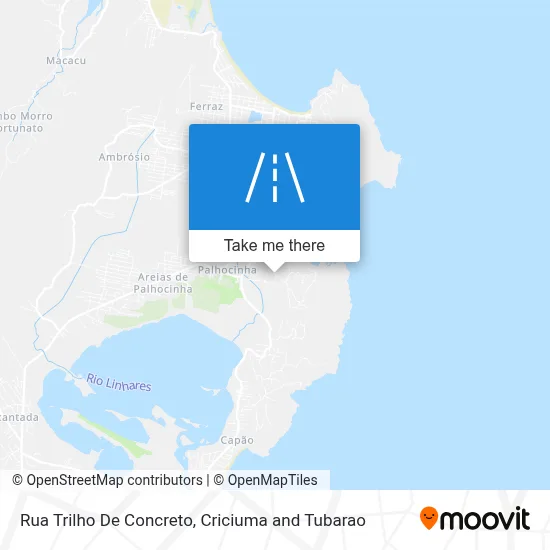 Rua Trilho De Concreto map