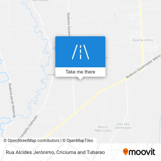 Rua Alcides Jerônimo map