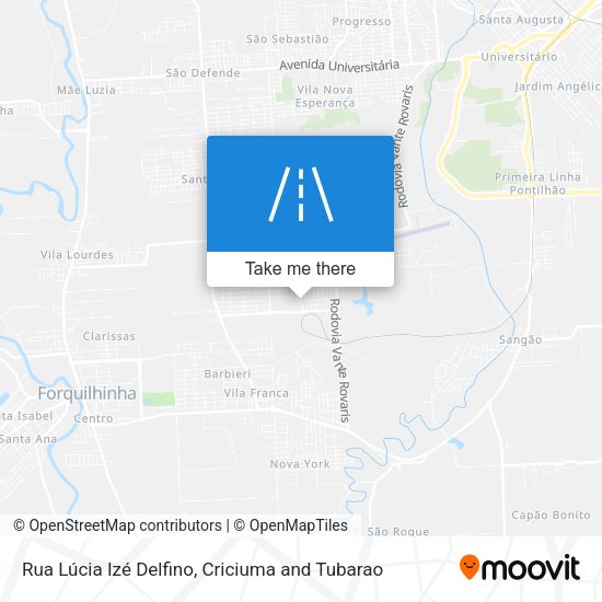 Rua Lúcia Izé Delfino map