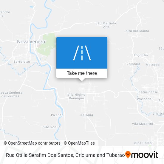 Rua Otília Serafim Dos Santos map