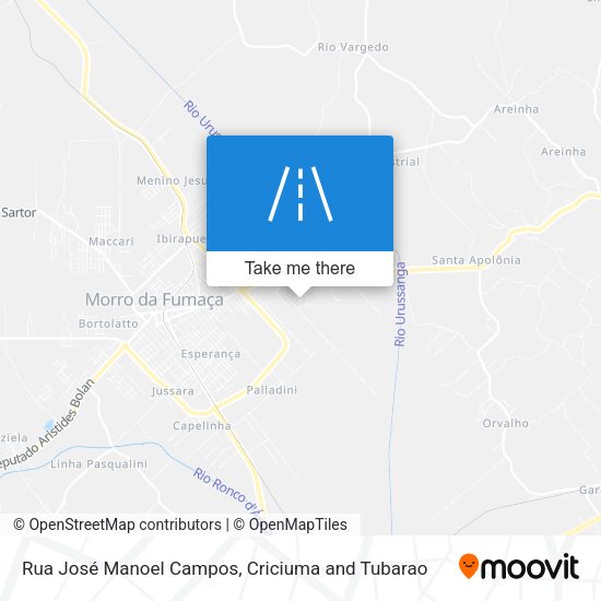 Rua José Manoel Campos map