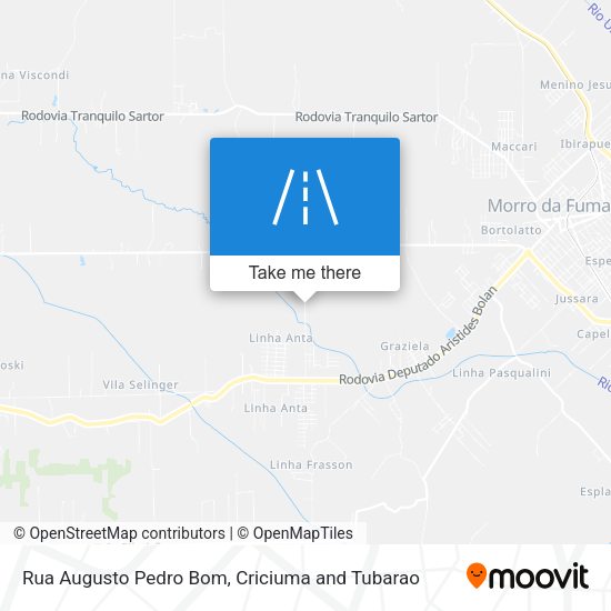 Rua Augusto Pedro Bom map