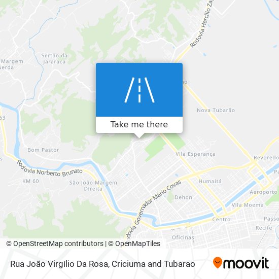 Rua João Virgílio Da Rosa map