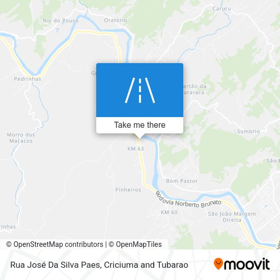 Rua José Da Silva Paes map