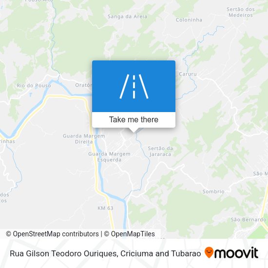 Rua Gilson Teodoro Ouriques map