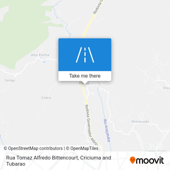 Rua Tomaz Alfredo Bittencourt map