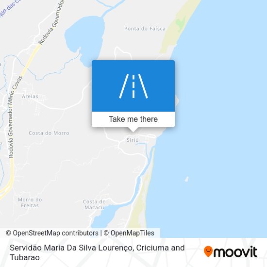 Servidão Maria Da Silva Lourenço map