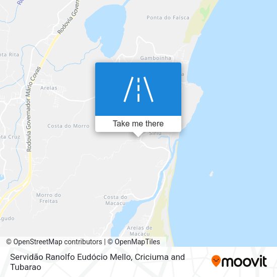 Servidão Ranolfo Eudócio Mello map