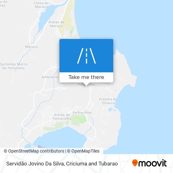 Servidão Jovino Da Silva map