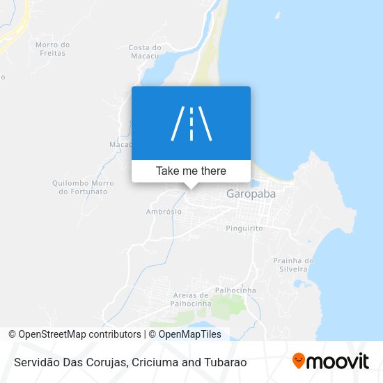 Servidão Das Corujas map