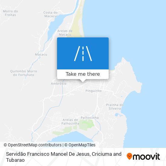 Servidão Francisco Manoel De Jesus map