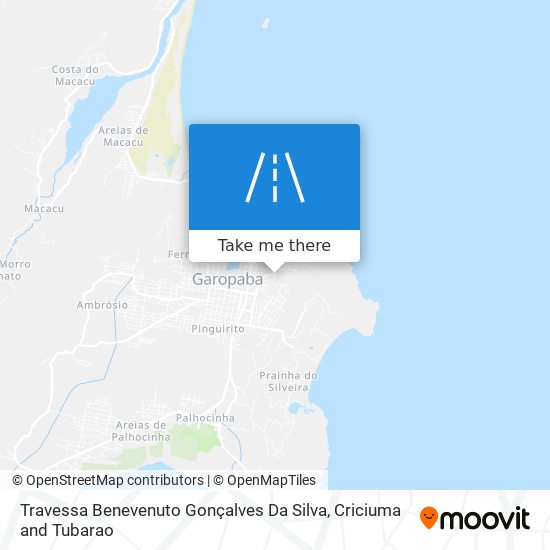 Mapa Travessa Benevenuto Gonçalves Da Silva