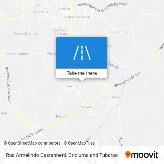 Rua Armelindo Castanhetti map