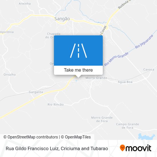 Rua Gildo Francisco Luiz map