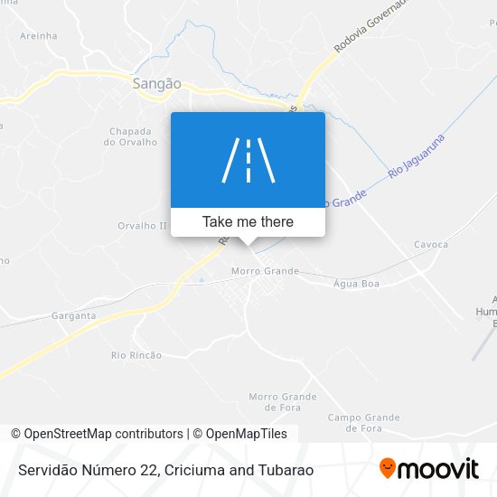 Servidão Número 22 map