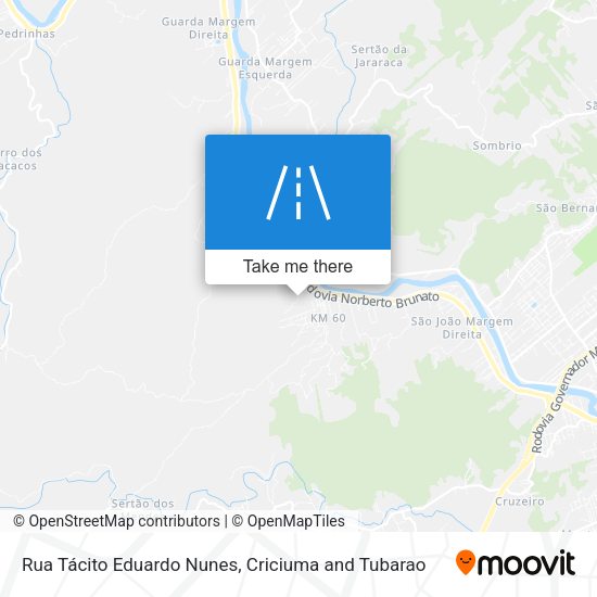 Rua Tácito Eduardo Nunes map