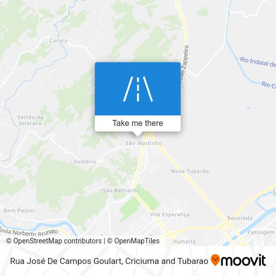 Rua José De Campos Goulart map