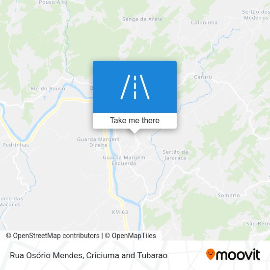 Rua Osório Mendes map