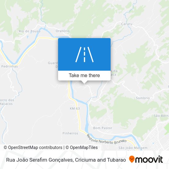 Rua João Serafim Gonçalves map