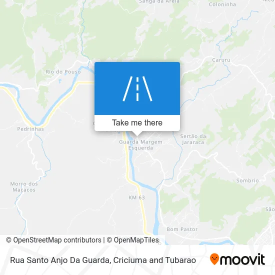 Rua Santo Anjo Da Guarda map