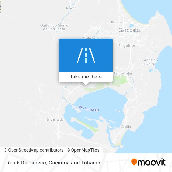 Rua 6 De Janeiro map