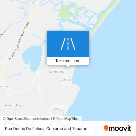 Rua Dunas Do Faísca map