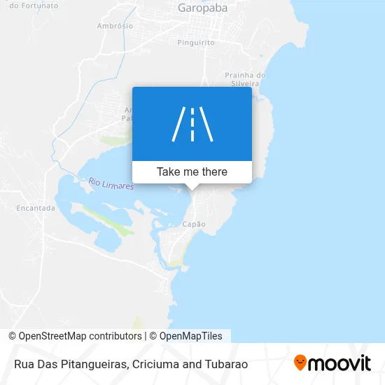 Rua Das Pitangueiras map