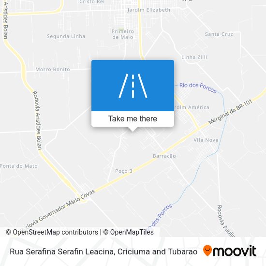 Rua Serafina Serafin Leacina map