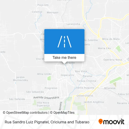 Rua Sandro Luiz Pignatel map