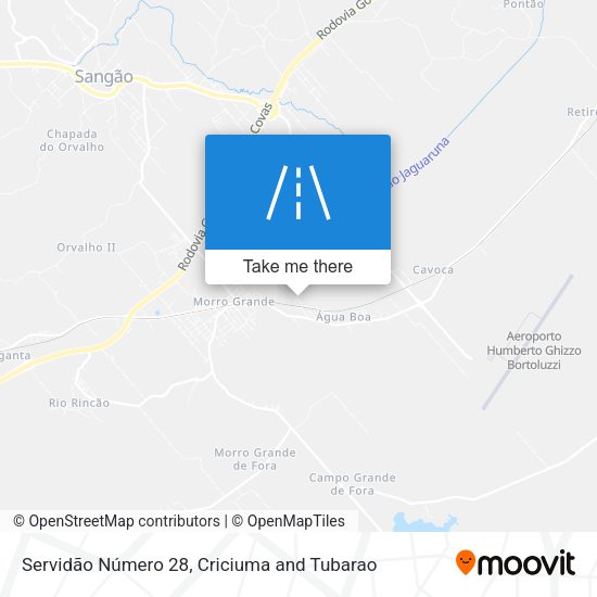 Servidão Número 28 map