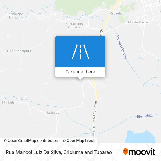 Rua Manoel Luiz Da Silva map