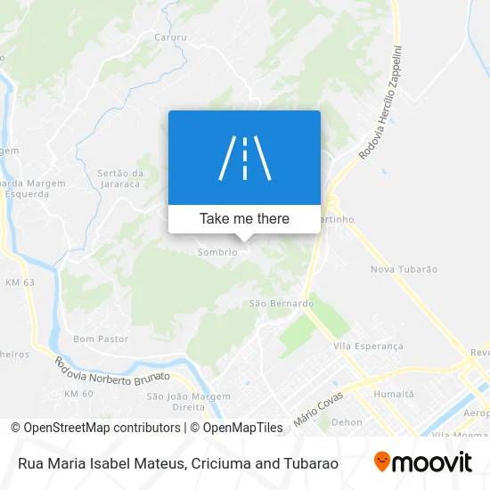 Rua Maria Isabel Mateus map