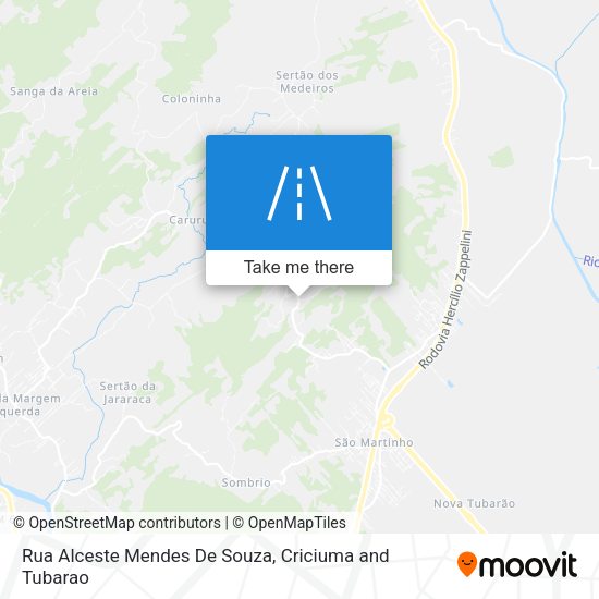 Rua Alceste Mendes De Souza map