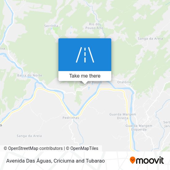 Avenida Das Águas map