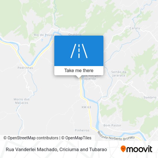 Rua Vanderlei Machado map