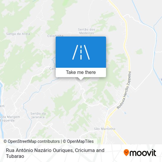 Rua Antônio Nazário Ouriques map