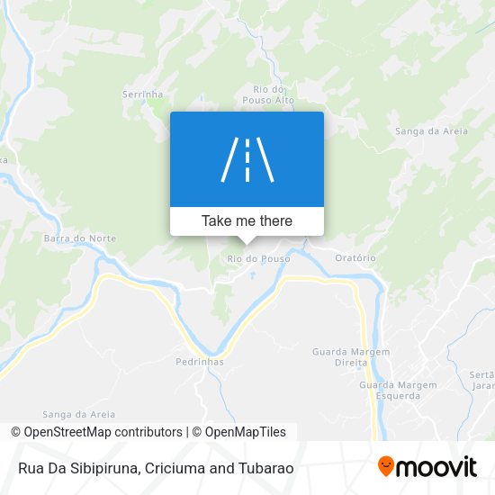 Rua Da Sibipiruna map