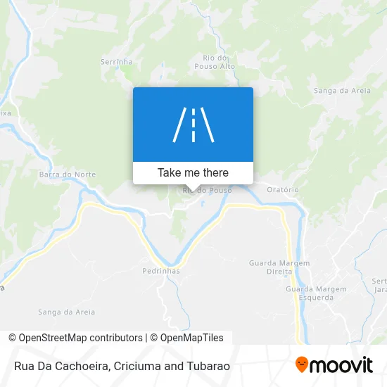 Rua Da Cachoeira map