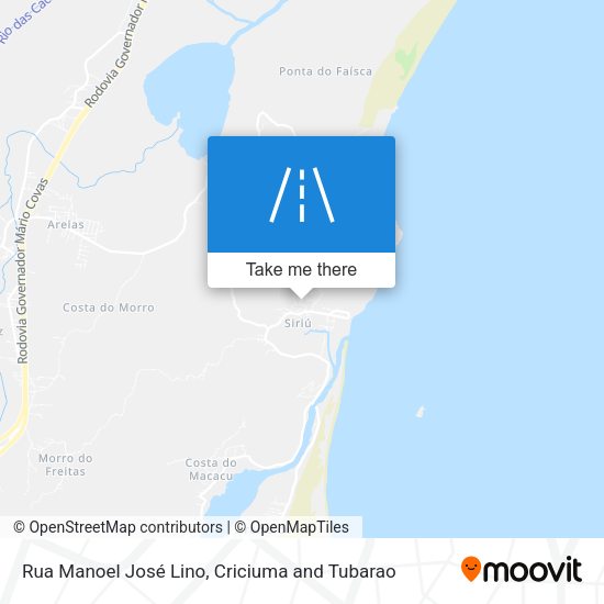 Rua Manoel José Lino map