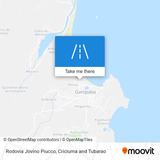 Rodovia Jovino Piucco map