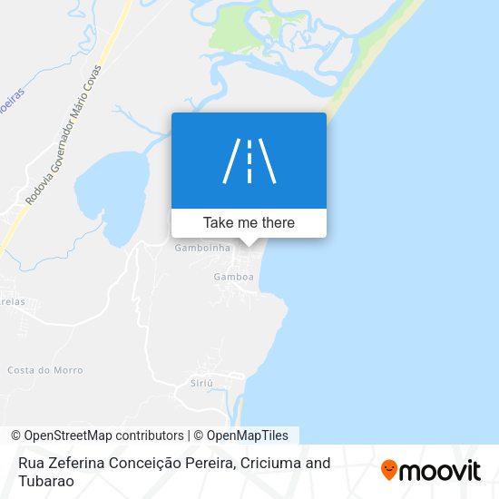 Rua Zeferina Conceição Pereira map