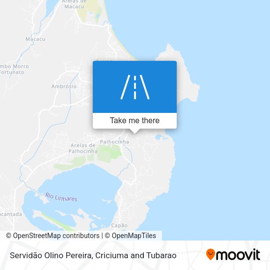 Servidão Olino Pereira map