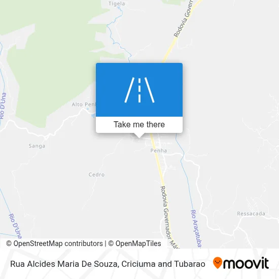Rua Alcides Maria De Souza map