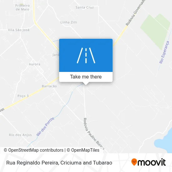 Rua Reginaldo Pereira map