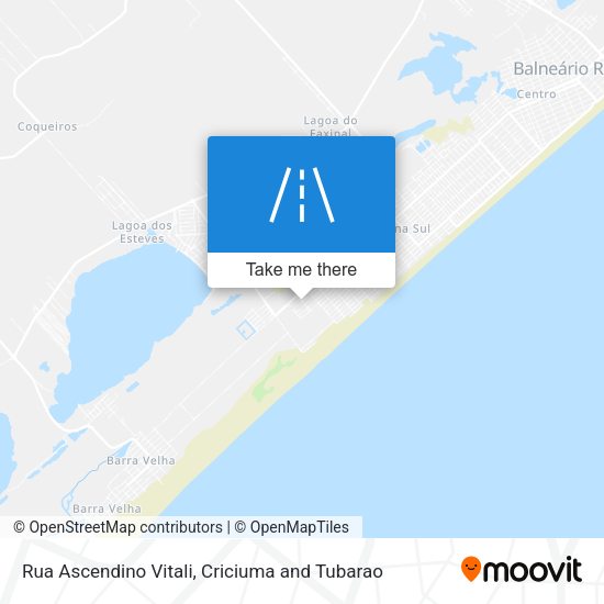 Rua Ascendino Vitali map