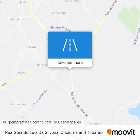 Rua Geraldo Luiz Da Silveira map